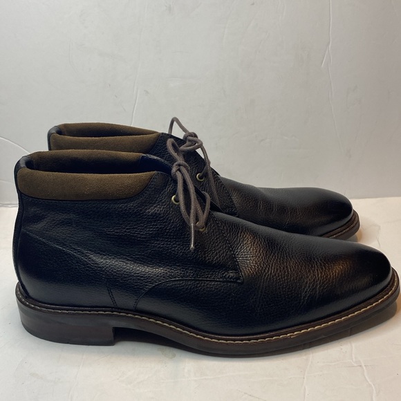 Cole Haan Men’s Black Leather Watson Chukka Boot - Picture 7 of 11